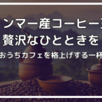 ミャンマー産コーヒー豆の高品質な豆